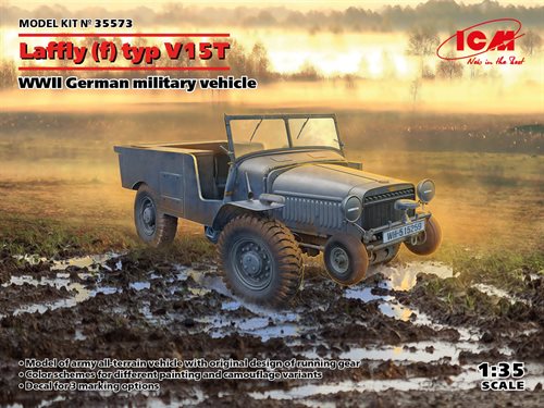 ICM 35573 Laffly (f) typ V15T WWII tysk militær køretøj 1/35